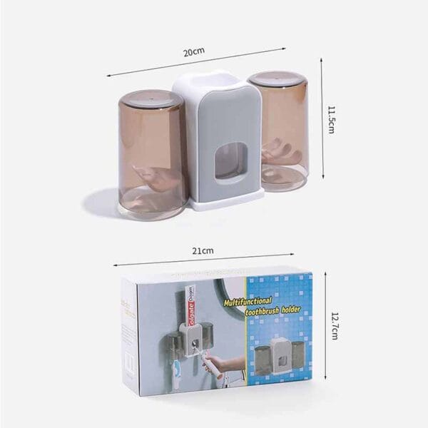 Dispensador De Crema De Dientes Con Soporte - Image 2