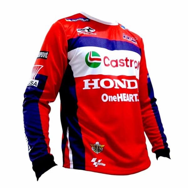 Jersey Honda Moto GP Red Racing Castrol - Image 2