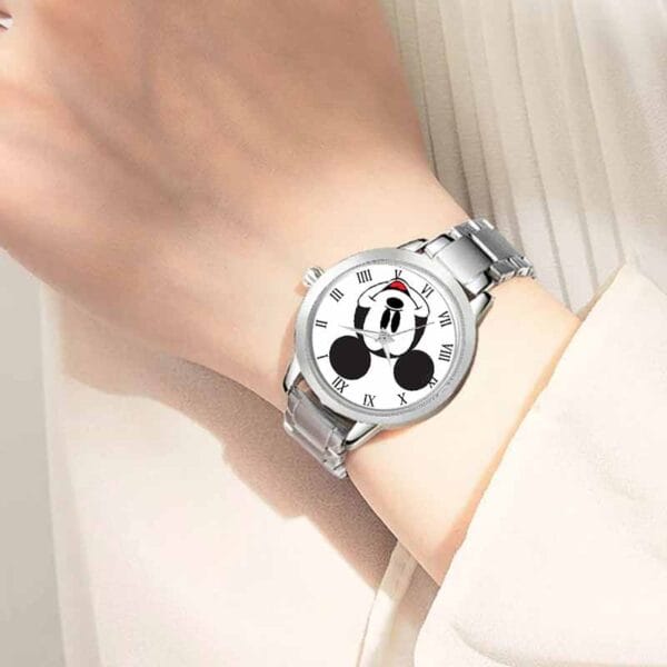 Reloj Mickey Mouse En Acero Inoxidable Para Dama - Image 2